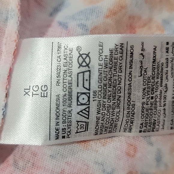 Old Navy Cotton Floral Maxi Dress Size XL Smocked Top Straps Feminine Spring - Picture 7 of 7